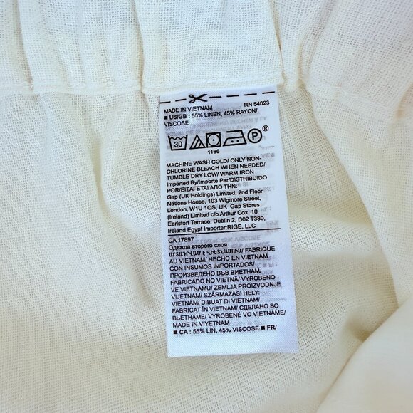 NWT Banana Republic Linen Blend Pull-On Pants Pockets (Women’s M) - Picture 10 of 10